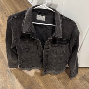Old Navy Charcoal Denim Jacket